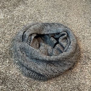 Infinity Scarf, Gray Knit